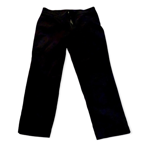 Talbots Black Velvet Pants - Picture 1 of 5